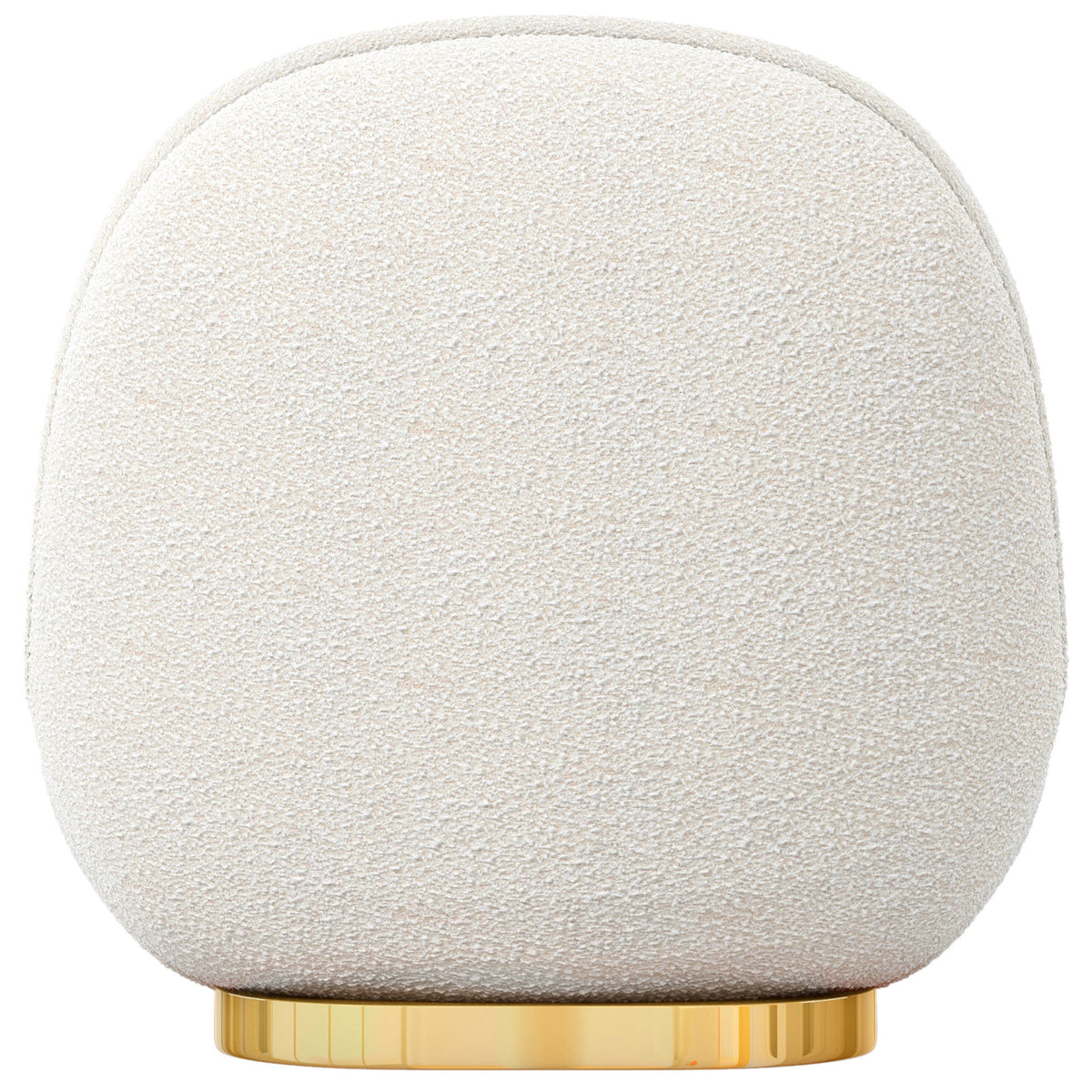 Rear view of gold-base Breeze chair