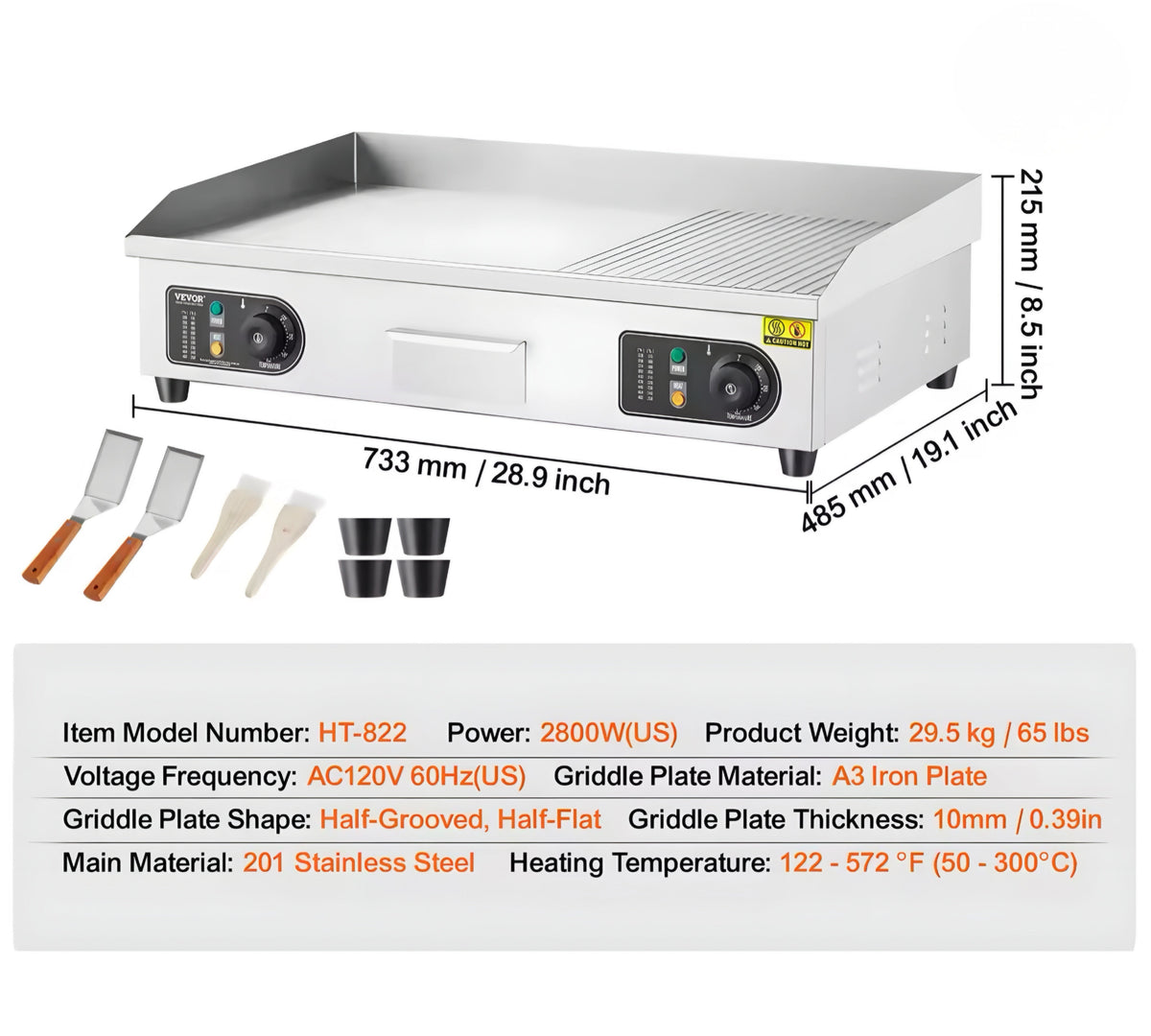 Electric Countertop Griddle