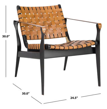 Dilan Woven Wood Accent Chair — gallery view 10 of 15
