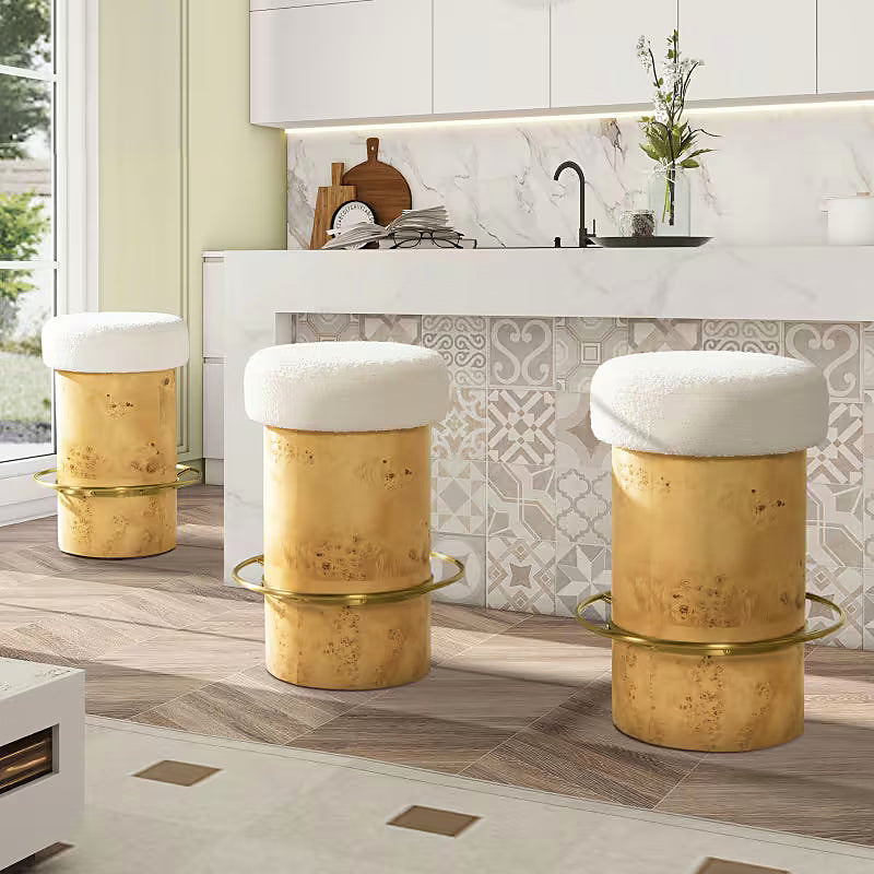 Nebula Bouclé-Style Counter Stool