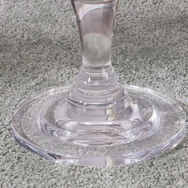 Furniture Acrylic Side Table, Acrylic End Table for Drinking Food, Clear Modern Small Tables for Living Room Bedroom Lobby