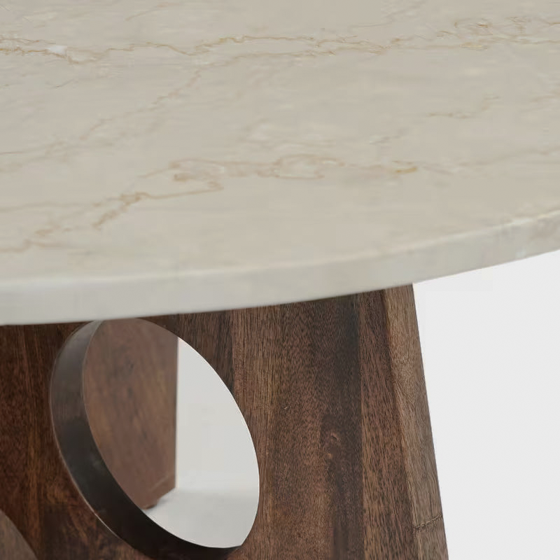 Marble edge and cutout detail