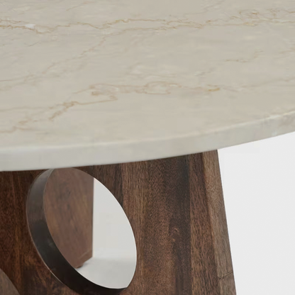 Marble edge and cutout detail