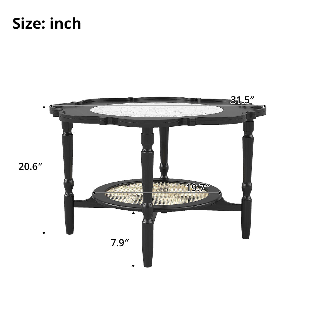 Petal table dimensions