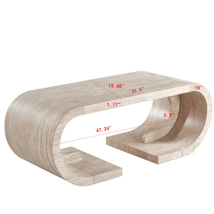 Curved table dimensions
