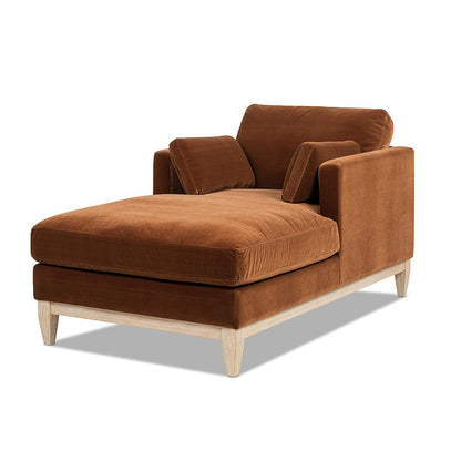 Knox Burnt Orange Chaise Lounge — gallery view 6 of 11