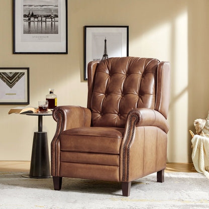 Hulala Leather Power Recliner with USB-C — gallery view 3 of 17