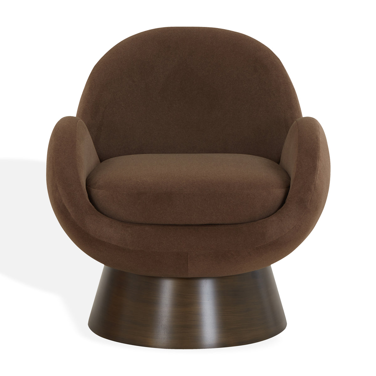 Paolini Curved Pedestal Accent Chair — featured product photograph
