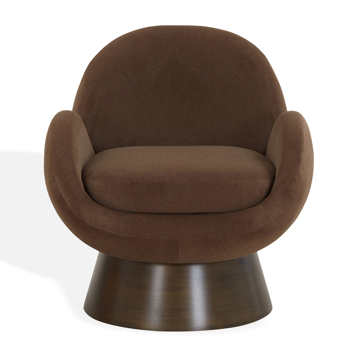 Paolini Curved Pedestal Accent Chair — featured product photograph
