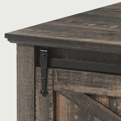 Barn-door rail detail