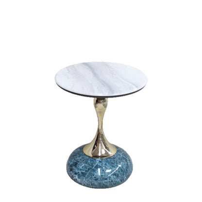 Light Luxury Slim-Waisted Rock Slab Small Coffee Table, Hotel Bedroom Movable Table, Painted Sofa Side Table, Villa And Homestay Corner Table