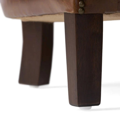 Briar Brown Leather-Look Accent Chair — gallery view 8 of 10