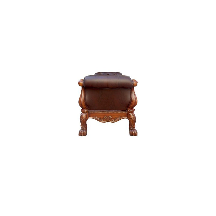 Cherrywood Upholstered Bedroom Bench — gallery view 3 of 5