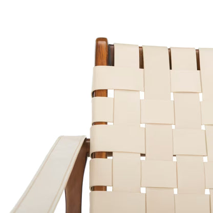 Dilan Woven Wood Accent Chair — gallery view 3 of 15