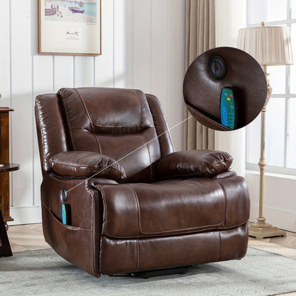 Brown Power Recliner — gallery view 6 of 8