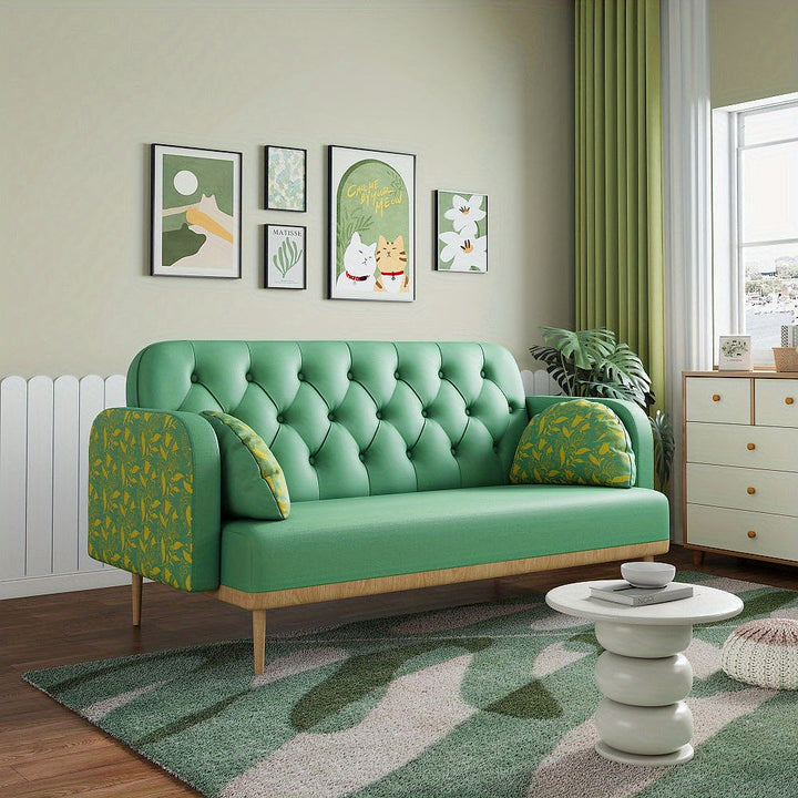 Tulip Green Two-Seat Sofa — gallery view 3 of 6