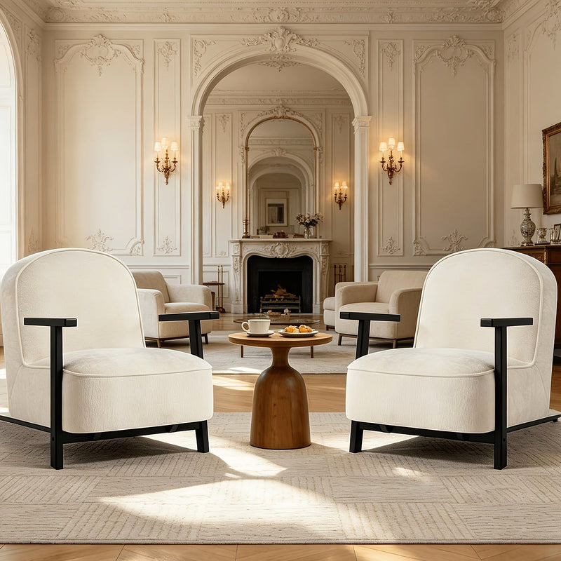 Arden Upholstered Accent Chairs, Set of Two — featured product photograph