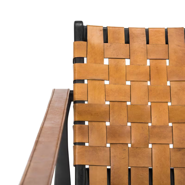 Dilan Woven Wood Accent Chair — gallery view 9 of 15