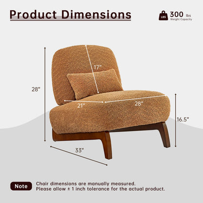 Morden Fort Boucle Sofa and Accent Chair Set — supplier accent chair dimension diagram.