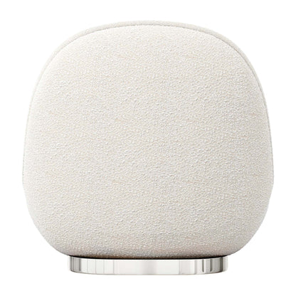 Rear view of silver-base Breeze chair