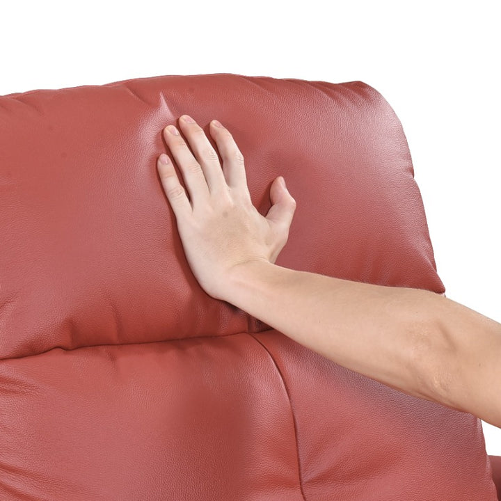 Red Swivel Glider Recliner — gallery view 7 of 11