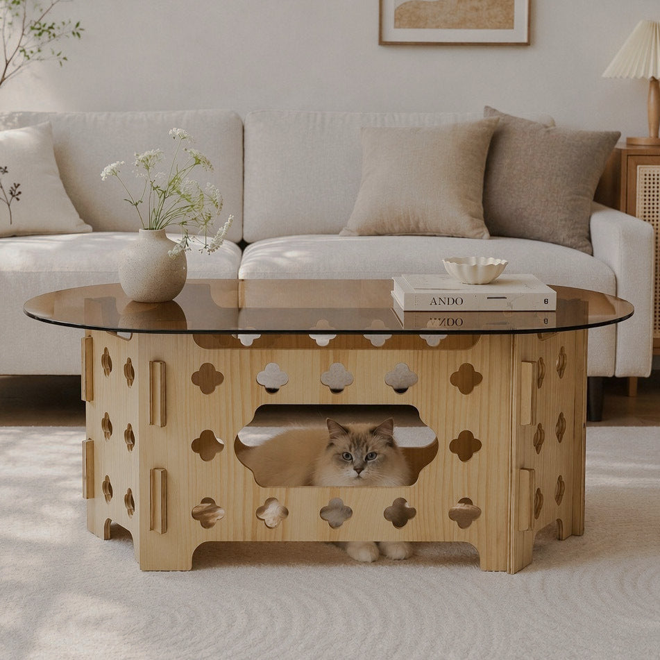 Front decorative wood panels