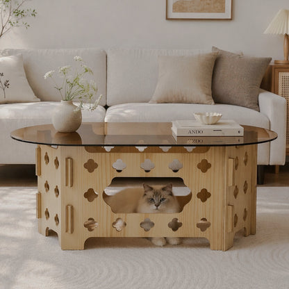 Front decorative wood panels