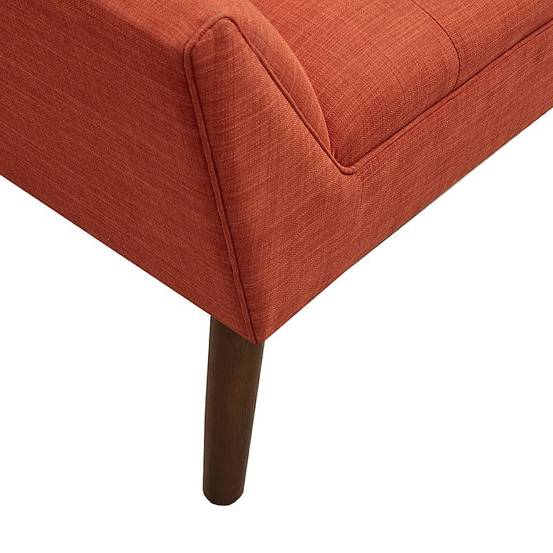 Emery Rust Upholstered Lounge Chair — gallery view 6 of 9