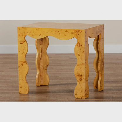 Huxley Light Mappa Burl End Table