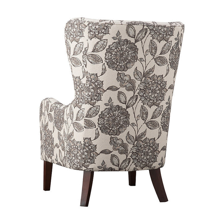 Arianna Floral Wingback Armchair — gallery view 4 of 5
