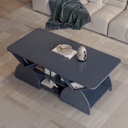 Overhead blue table