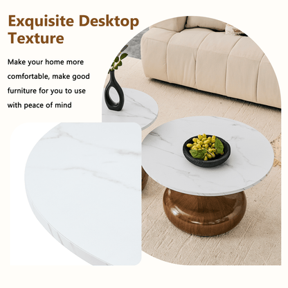 Faux-marble top graphic