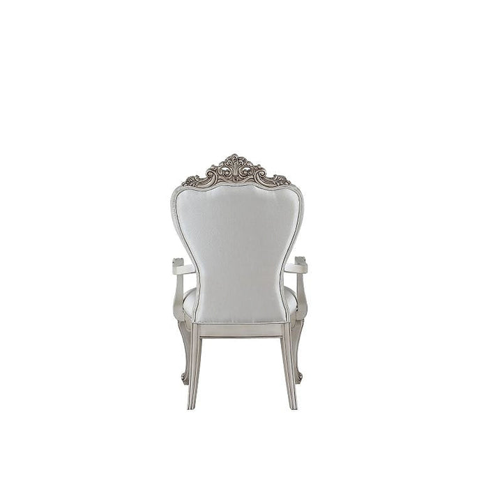 Ivory Upholstered Armchairs, Set of Two — gallery view 4 of 7