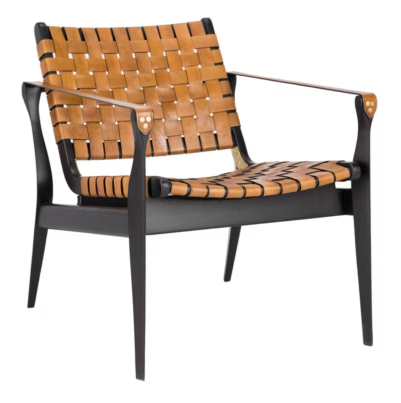 Dilan Woven Wood Accent Chair — gallery view 7 of 15