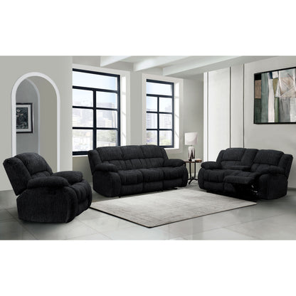 40" Gray Fabric Gliding Recliner - 563922