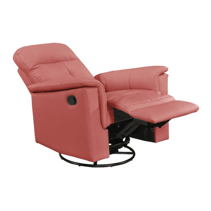 Red Swivel Glider Recliner — gallery view 9 of 11