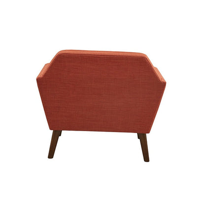 Emery Rust Upholstered Lounge Chair — gallery view 3 of 9