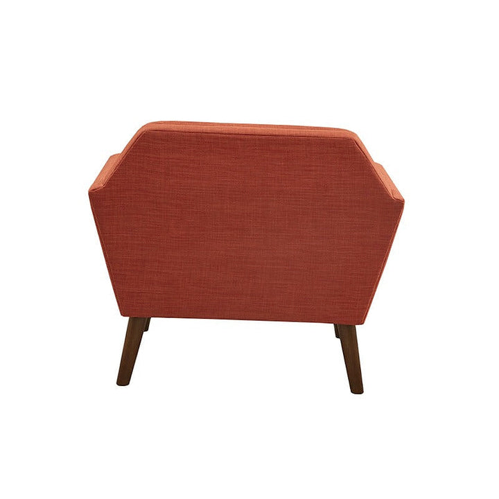 Emery Rust Upholstered Lounge Chair — gallery view 3 of 9