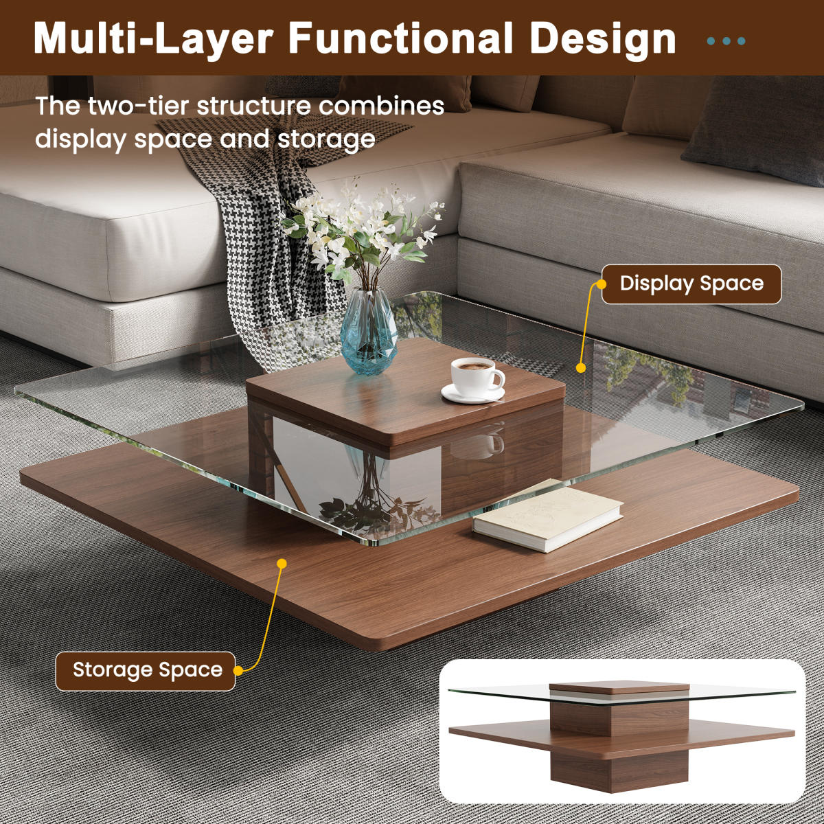 Table shelf graphic