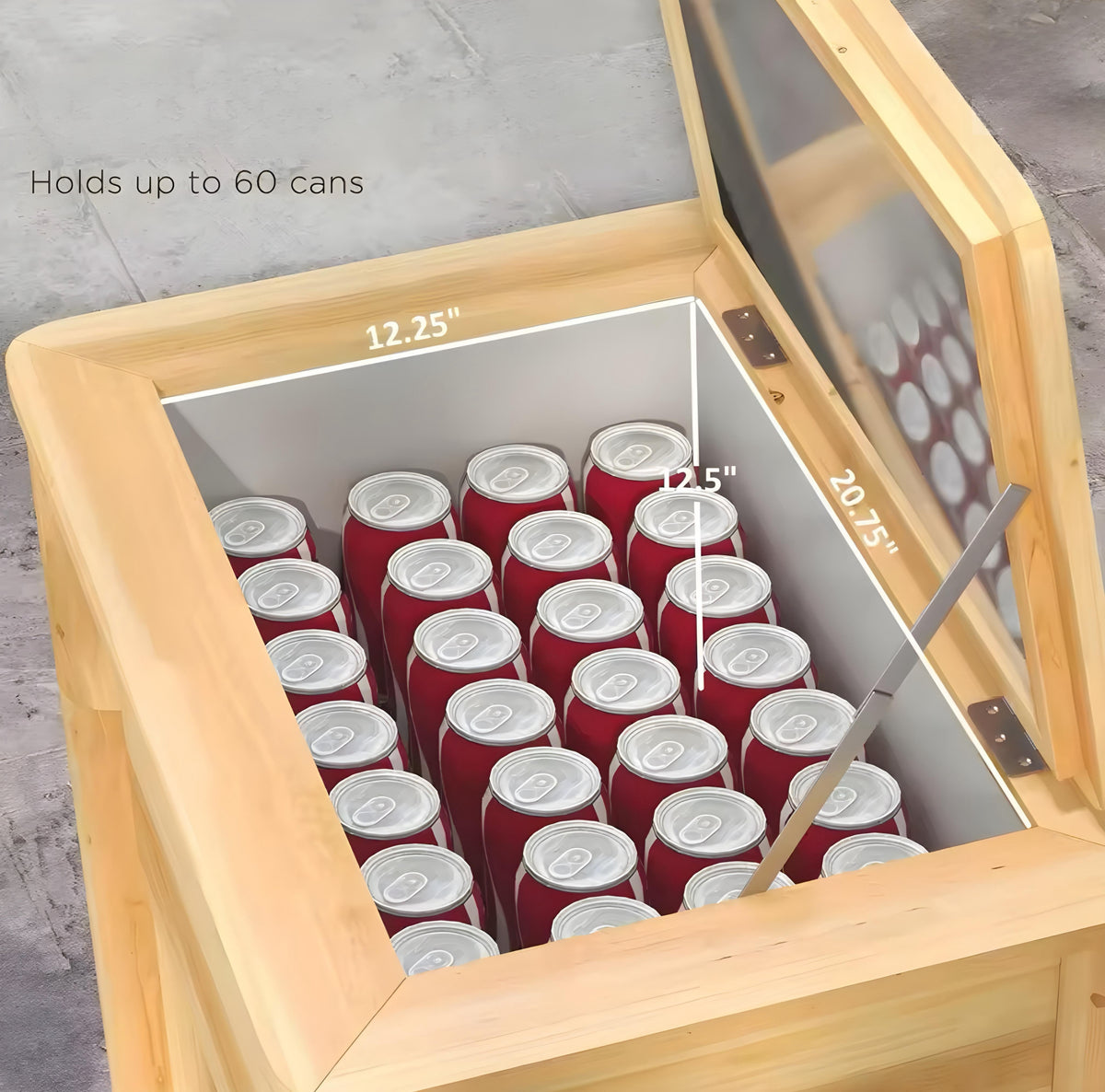 Wooden Patio Cooler