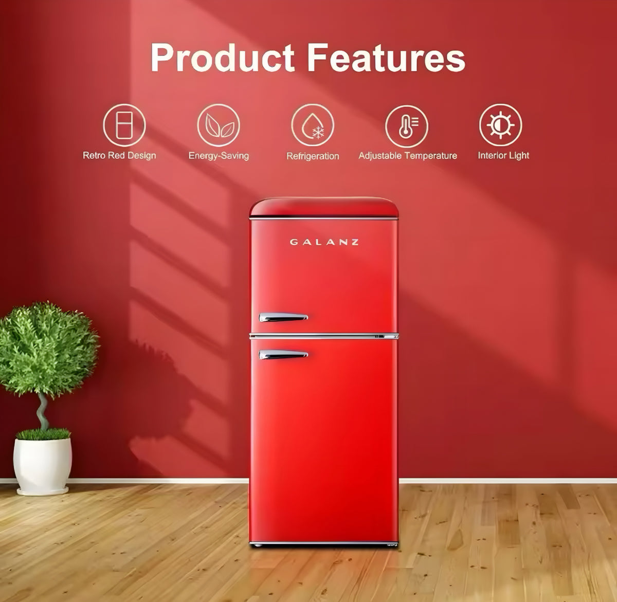 Retro-Style Fridge