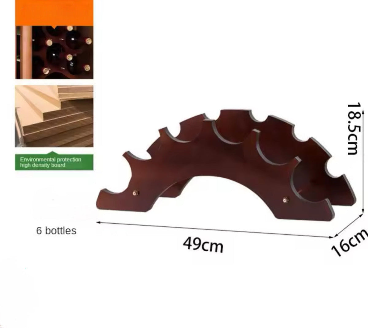 Decorative Wooden Bottle Stand