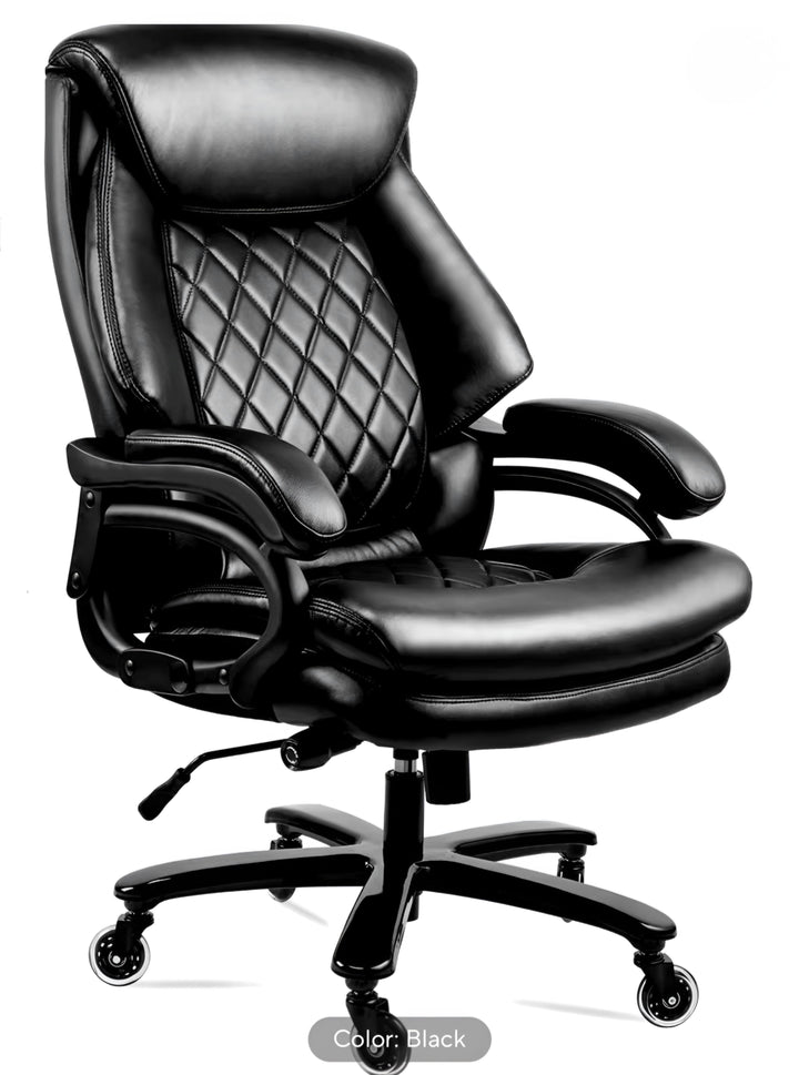 Diamond-Quilted Office Chair