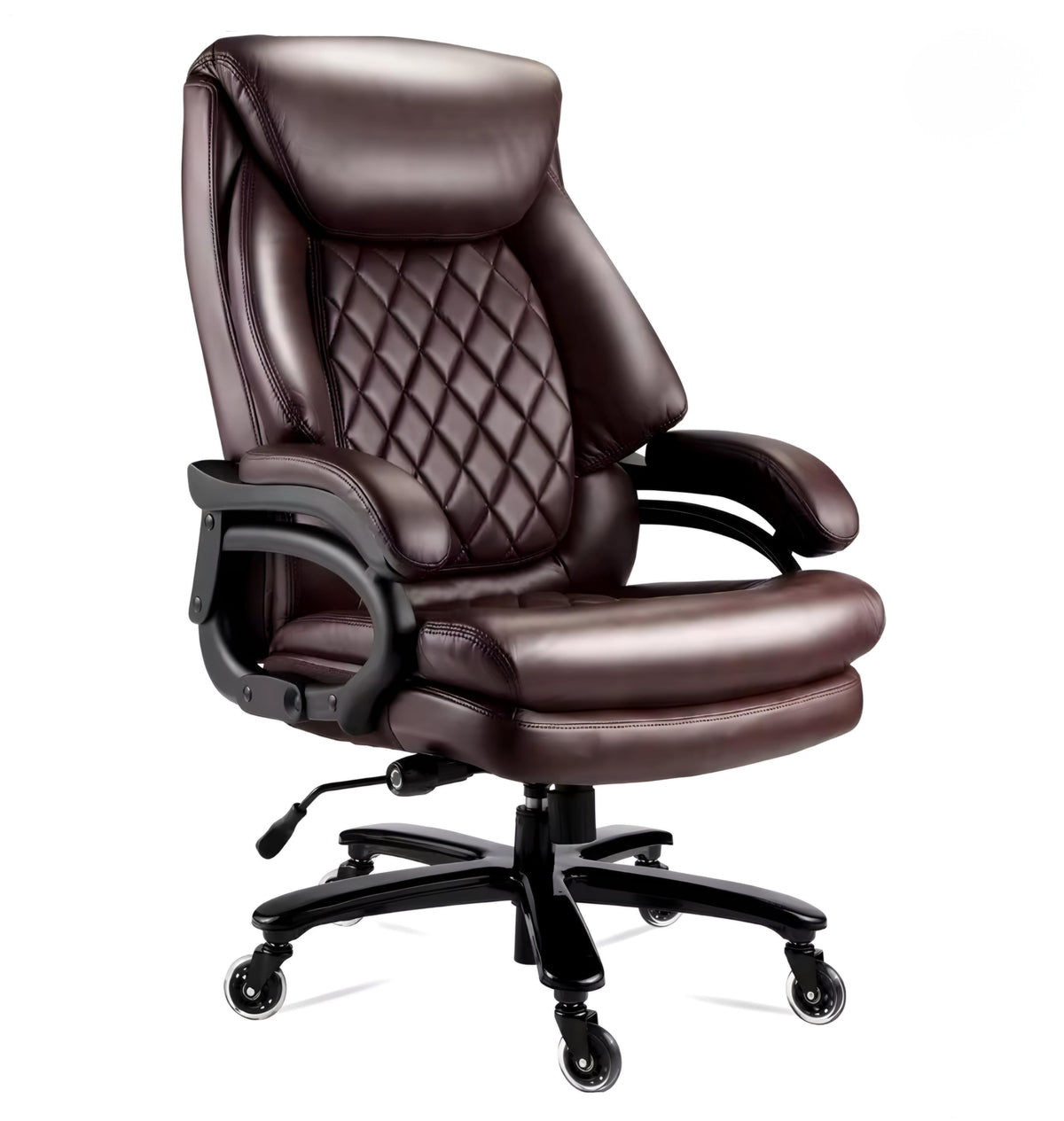 Diamond-Quilted Office Chair
