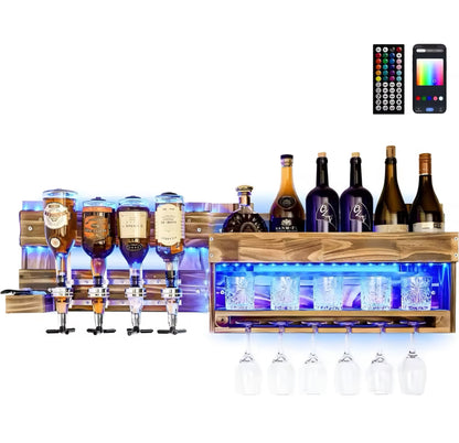 Wall-Mounted Illuminated Shelf