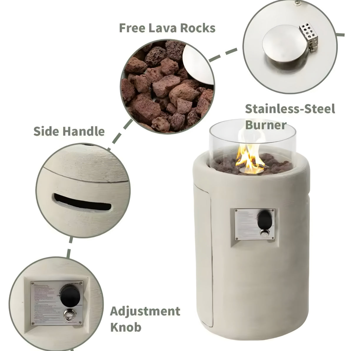 Propane Gas Fire Pit