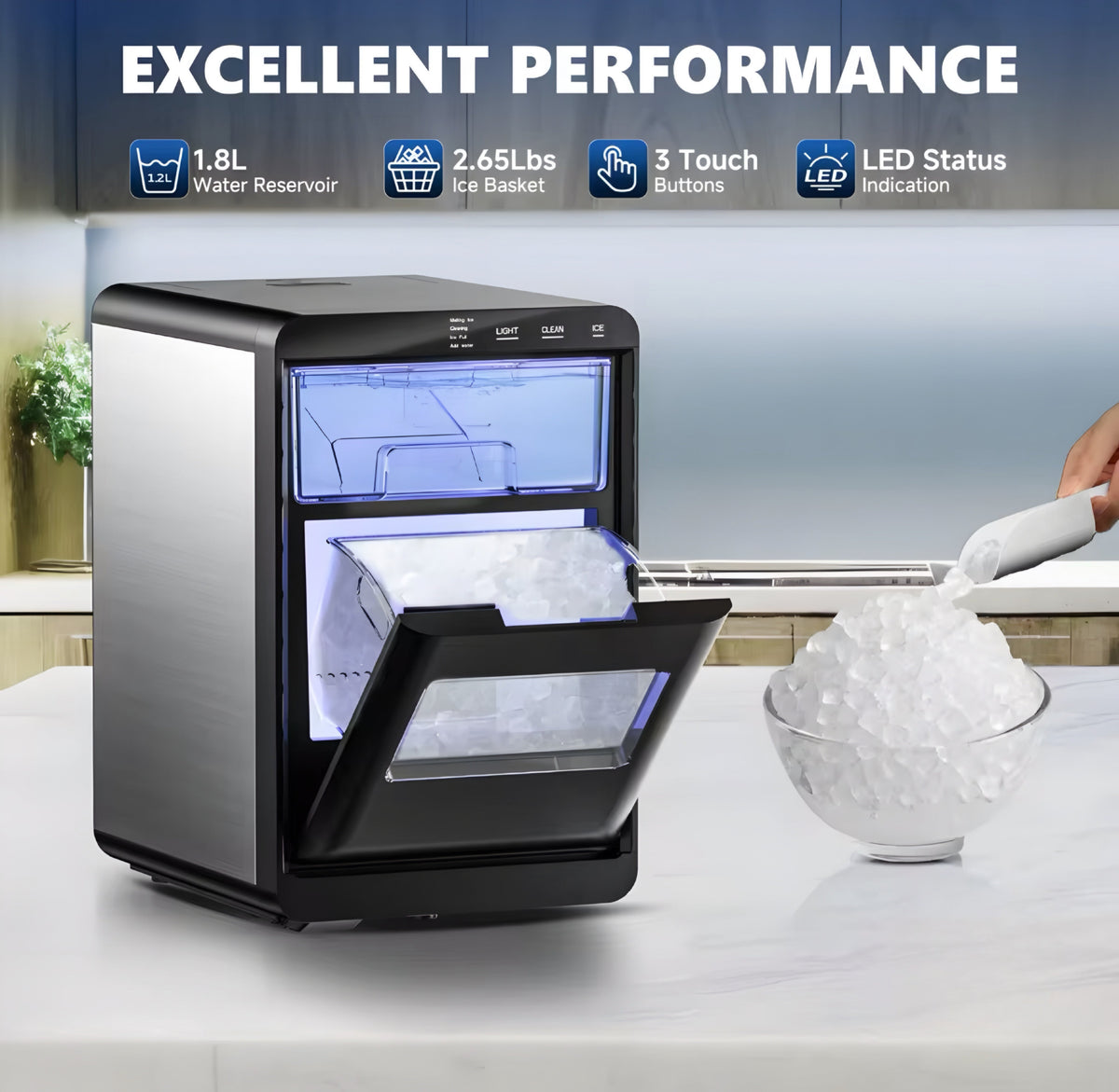 Chewable Nugget Ice Maker