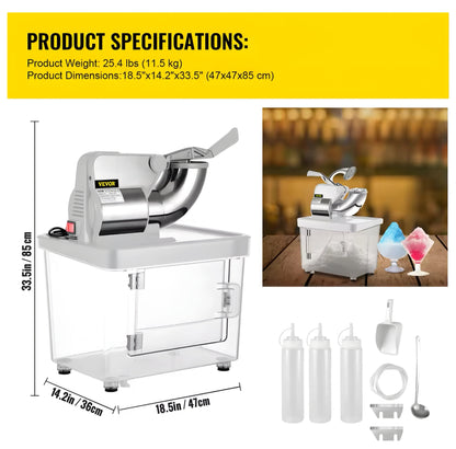Ice Crusher with Collection Bin