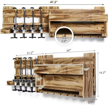 Wall-Mounted Illuminated Shelf