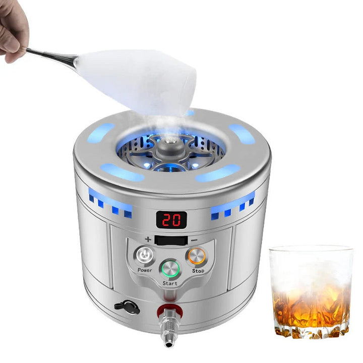 Portable Dry Ice Maker & Glass Chiller